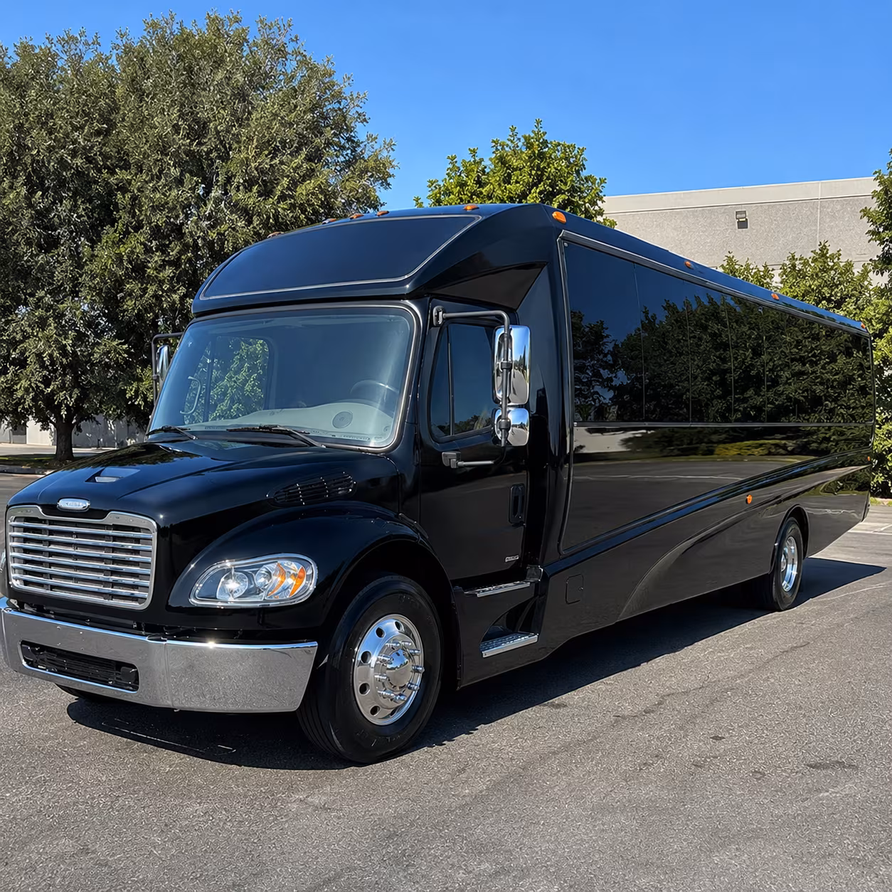 Spokane Airport Shuttle & Transportation party bus exterior