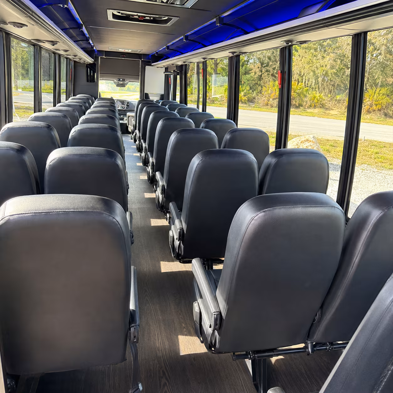 Spokane Airport Shuttle & Transportation onboard seating