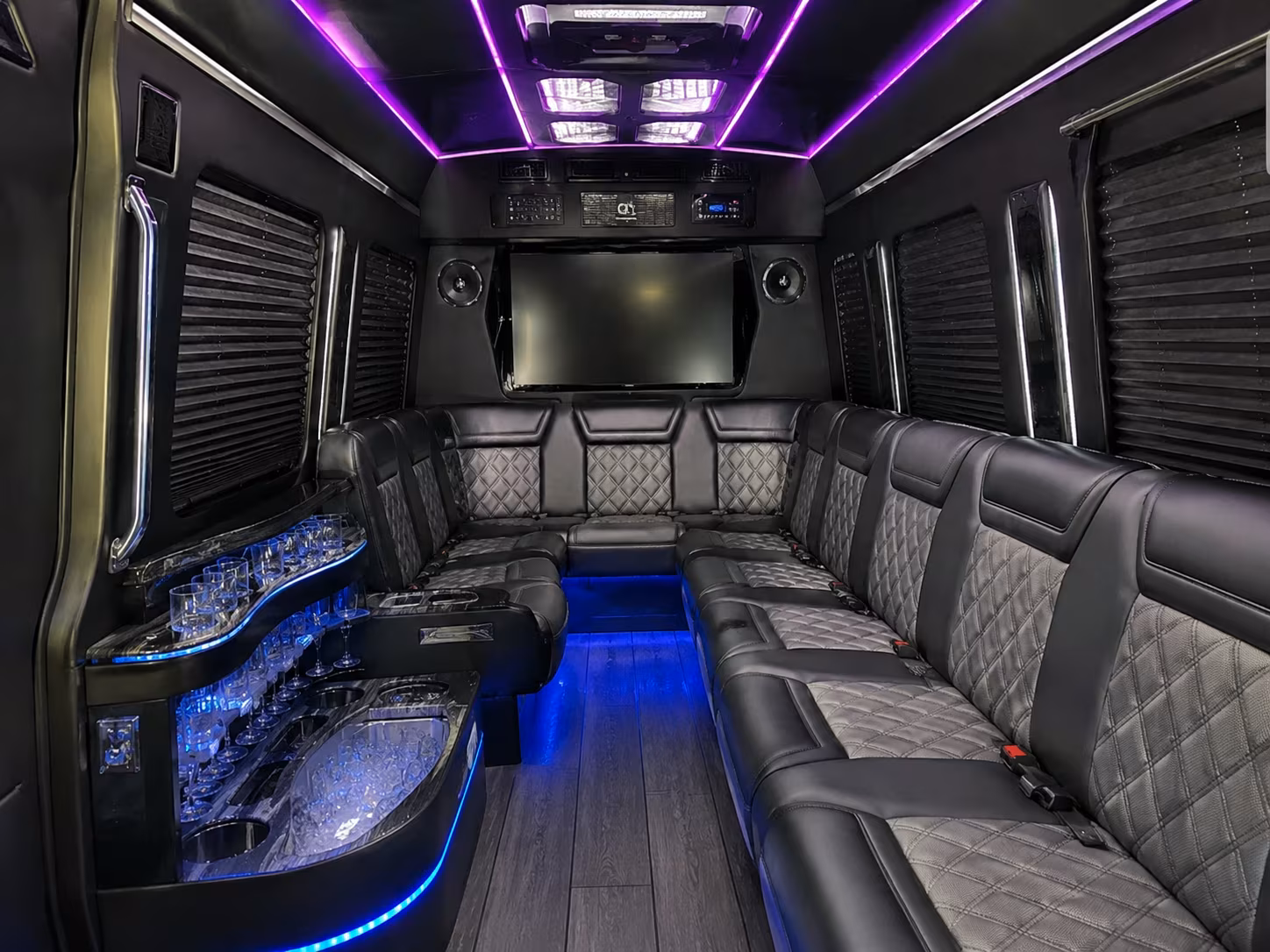 Spokane Corporate Transportation party bus exterior