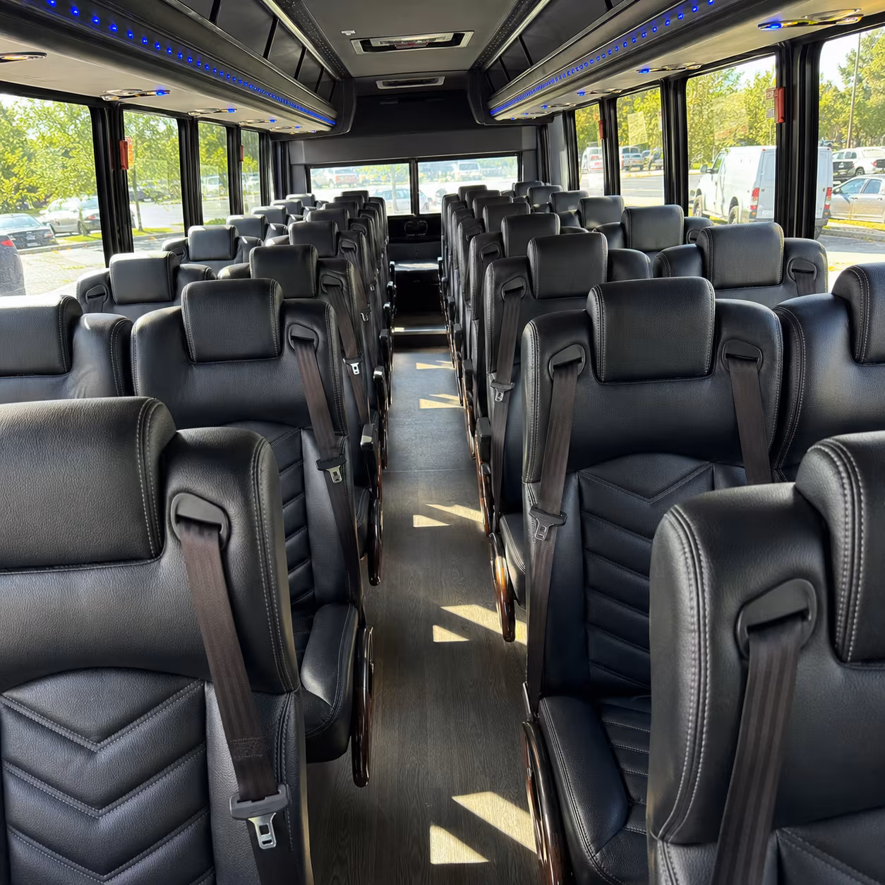 Spokane Corporate Transportation party bus interior