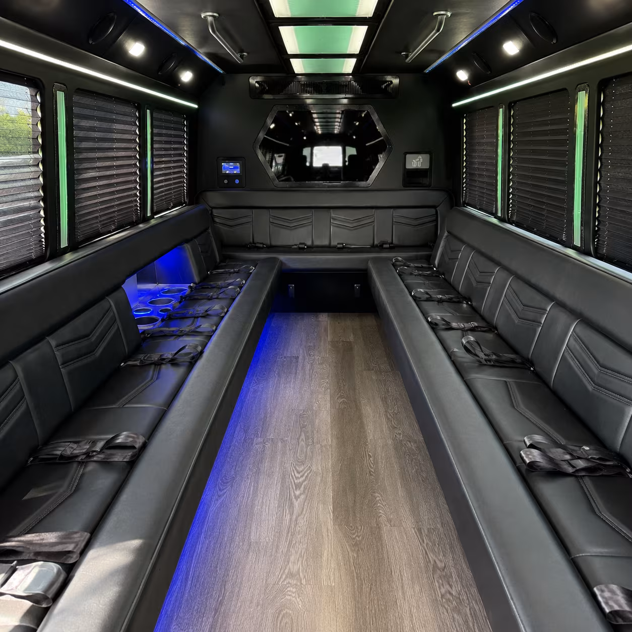 Spokane Private Event Transportation party bus exterior