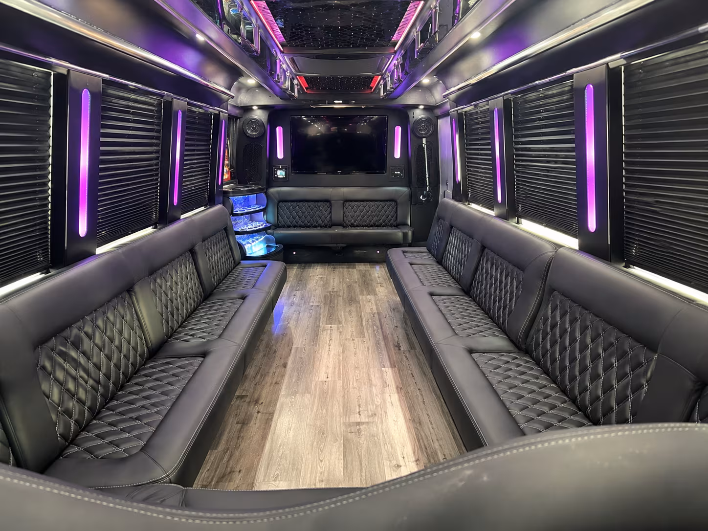 Spokane Prom & Homecoming Transportation party bus exterior