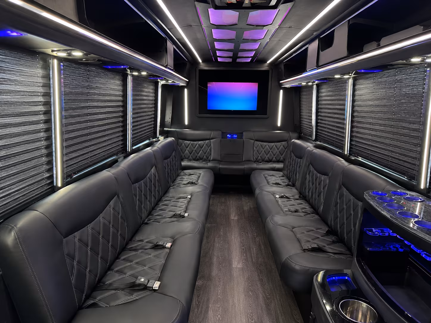 Spokane Prom & Homecoming Transportation party bus exterior