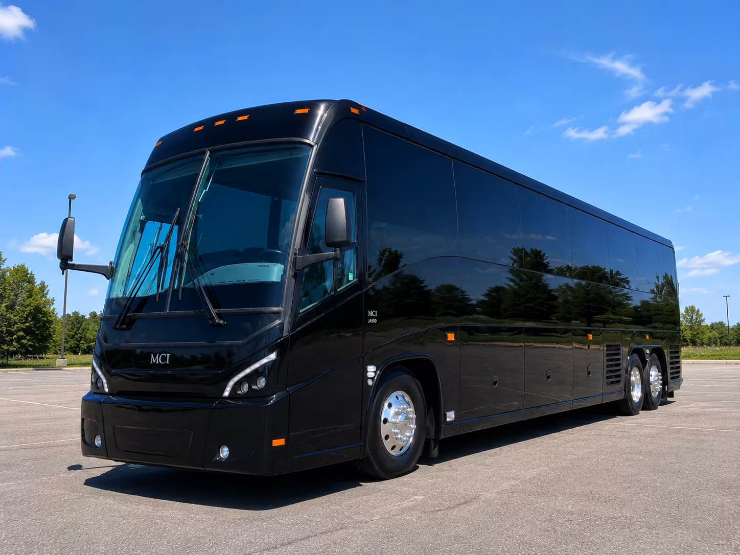 Spokane School Event Transportation party bus exterior
