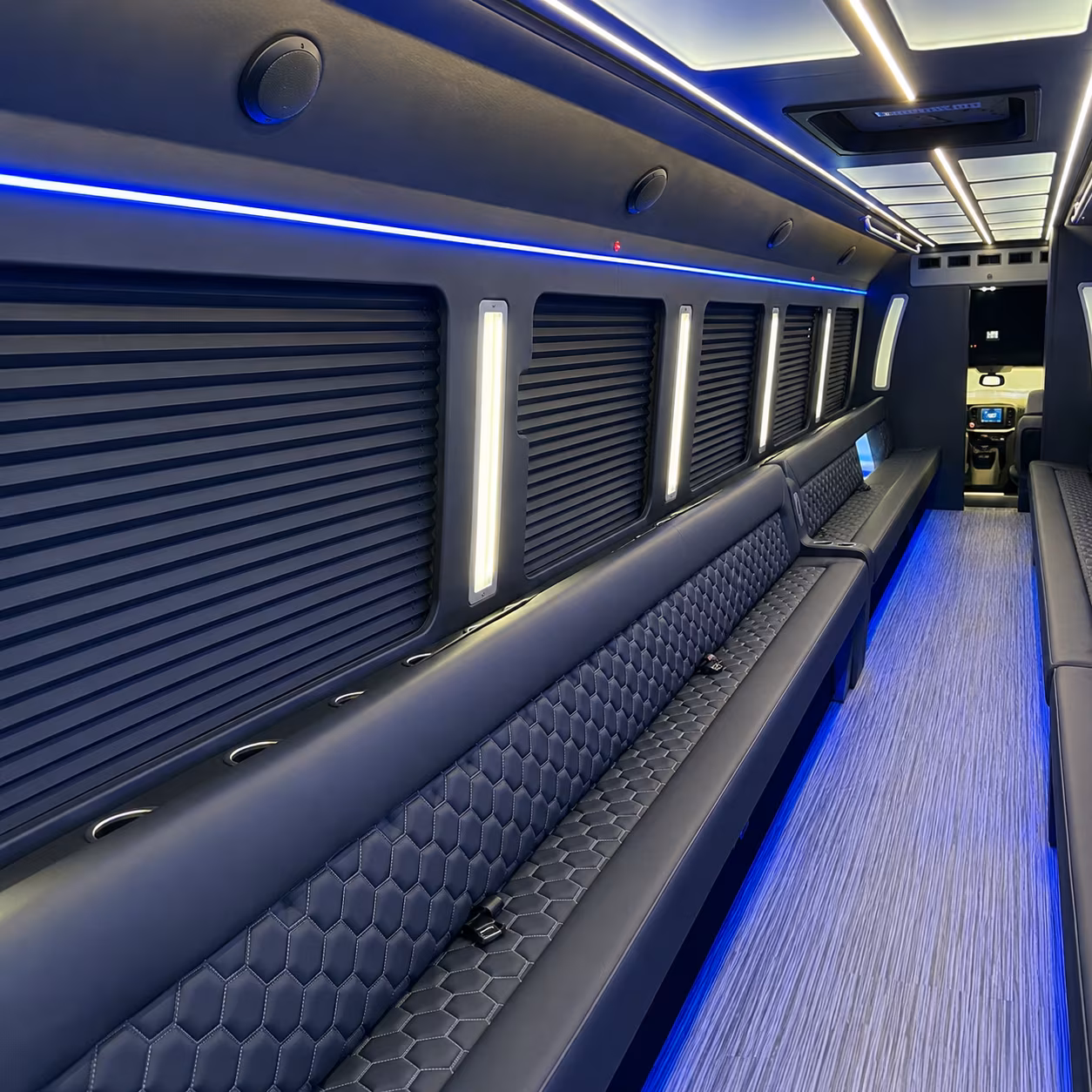 Spokane Sporting Event Transportation party bus exterior