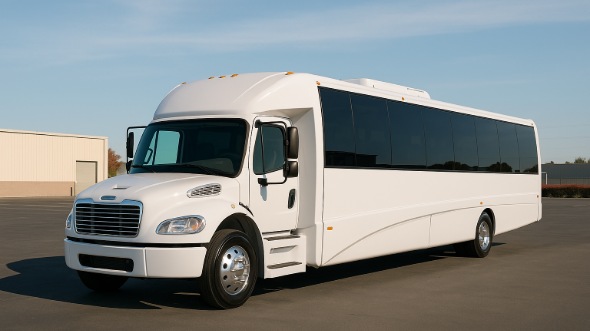 Exterior of Charter Bus Company Yakima's 20 Passenger Party Bus in Yakima