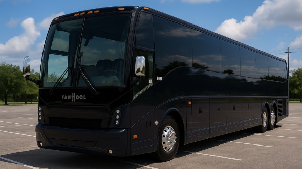 Exterior of Charter Bus Company Spokane's 46 Passenger Charter Bus in Spokane
