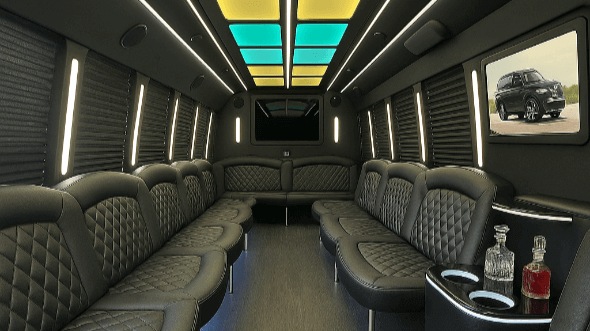 spokane 40 passenger party bus rental